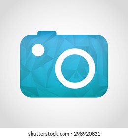 camera icon design, vector illustration eps10 graphic 