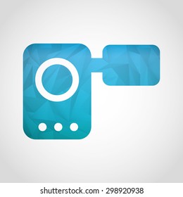 camera icon design, vector illustration eps10 graphic 
