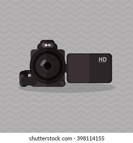 camera icon design, vector illustration