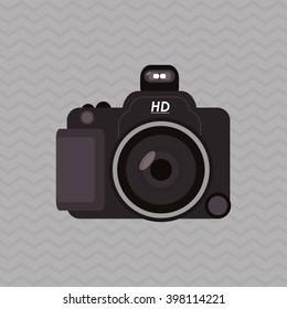 camera icon design, vector illustration