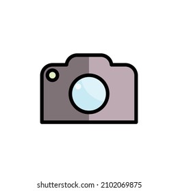 camera icon design vector templates white on background