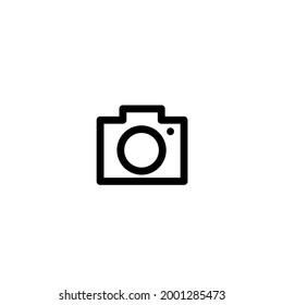 Camera icon design with white background