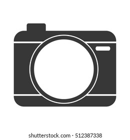 Camera icon. Device gadget technology and photographyl theme. Isolated design. Vector illustration