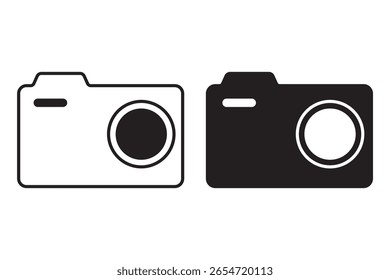 Camera Icon. Digital Camera, Photo, Photography. Professional, pixel perfect vector icon. Camera icon for graphic design projects. 