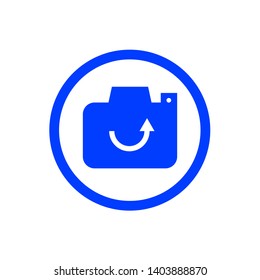 Camera icon	-  Download button
