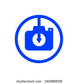 Camera icon	-  Download button
