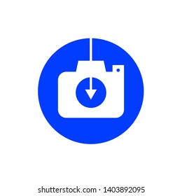 Camera icon	-  Download button
