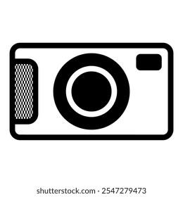 Camera icon. Electronic device icon