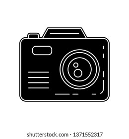 camera icon. Element of Camping for mobile concept and web apps icon. Glyph, flat icon for website design and development, app development