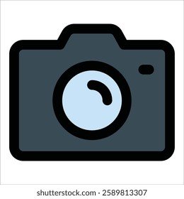 Camera Icon Element For Design