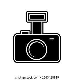 camera icon. Element of Media, Press for mobile concept and web apps icon. Glyph, flat icon for website design and development, app development