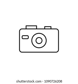 camera icon. Element of travel icon for mobile concept and web apps. Thin line camera icon can be used for web and mobile. Premium icon on white background