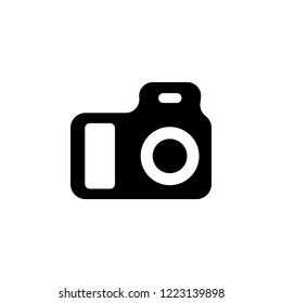 Camera icon. Element of winter tourism. Premium quality graphic design icon. Signs and symbols collection icon for websites, web design, mobile app on white background