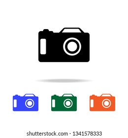 camera icon. Elements of simple web icon in multi color. Premium quality graphic design icon. Simple icon for websites, web design, mobile app, info graphics