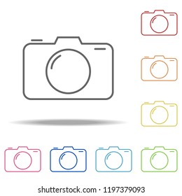 camera icon. Elements of Web in multi colored icons. Simple icon for websites, web design, mobile app, info graphics
