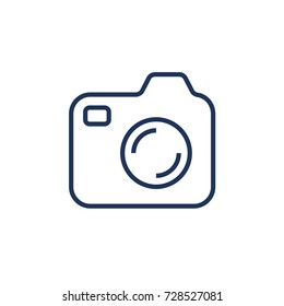 Camera icon. EPS 10. Editable Stroke