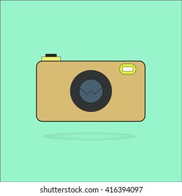 camera icon eps10 vector eps jpg picture flat app web art