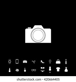 camera icon fashion set