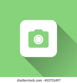 camera icon. flat design