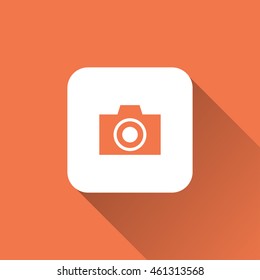 camera icon. flat design
