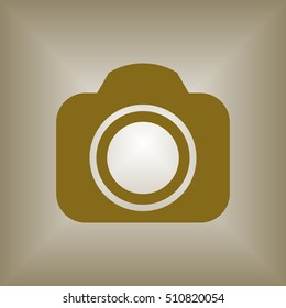 Camera  icon. Flat design.