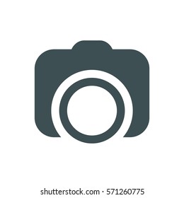 Camera Icon, flat design style