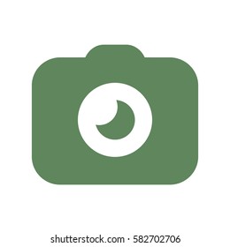 Camera Icon, flat design style