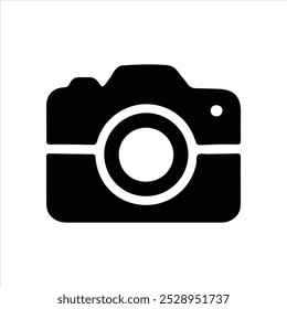 Camera icon . flat illustration of vector icon on white background