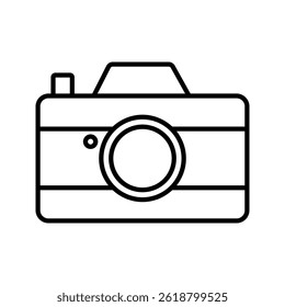  Camera icon . flat illustration of vector icon on white background