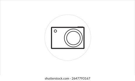 Camera icon, flat illustration of vector icon,simple camera icon,  photography icon vector.