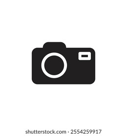 Camera icon Flat line illustration