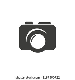 Camera Icon, Flat Photo Camera Vector Isolated. Modern Simple Snapshot Photography Sign. Instant Photo Internet Concept. ,eps 10.