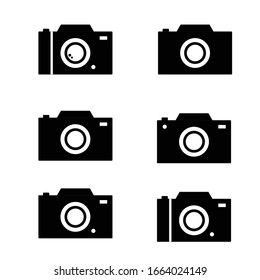 Camera icon, flat photo camera vector isolated. Modern simple snapshot photography sign. Instant Photo internet concept. Trendy symbol for website design, web button, mobile app. Logo illustration