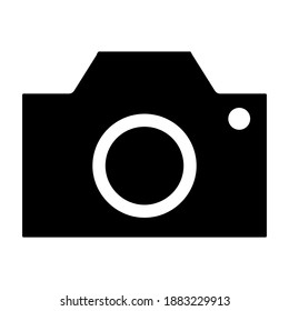 Camera icon, flat photo camera vector isolated. Modern simple snapshot photography sign. Instant Photo internet concept. Trendy symbol for website design, mobile app. perfect for all project