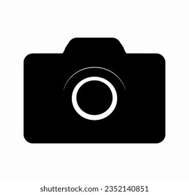 Camera icon, flat photo camera vector isolated. Modern simple snapshot photography logo. Instant photo internet concept.
Stylish symbol for website design, web buttons, mobile apps. logo illustration