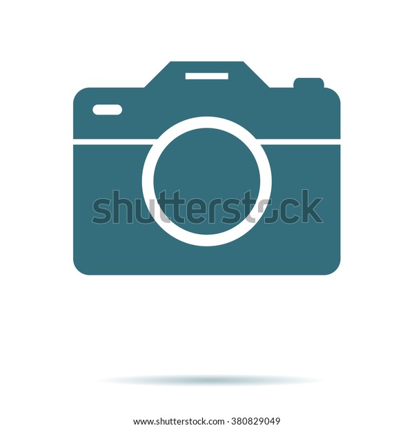 カメラアイコン フラットな写真ベクター画像 現代的な簡単な写真撮影の看板 ウェブサイトデザイン モバイルアプリのインスタントトレンディシンボル ロゴ イラスト のベクター画像素材 ロイヤリティフリー 380829049