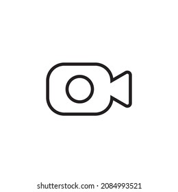 Camera Icon in flat style isolated on white background. Camera symbol for your website, logo, app, business card, flyer etc. Vector illustration.