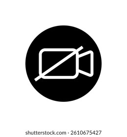 Camera icon flat style isolated. Vector