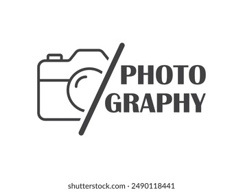 Camera icon in flat style. Photography vector illustration on isolated background. Photo sign business concept.