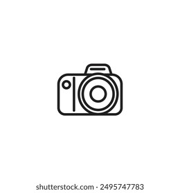 Camera icon flat vector design