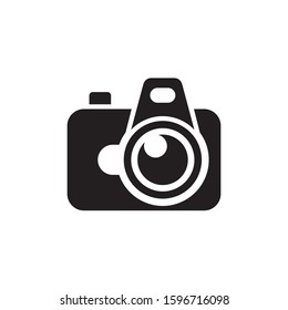 camera icon, glyph style design