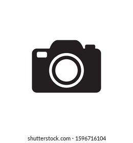camera icon, glyph style design