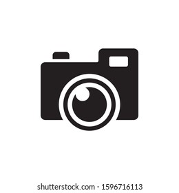 camera icon, glyph style design