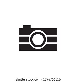camera icon, glyph style design