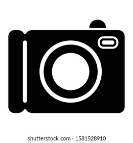 camera icon glyph vector design