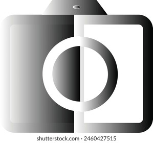 camera icon gradient color eps format