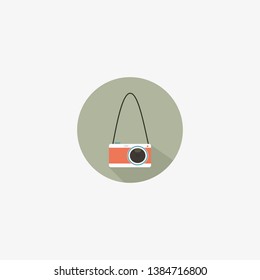 camera icon graphic element Illustration template design
