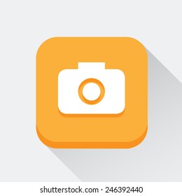 Camera icon great for any use. Vector EPS10.