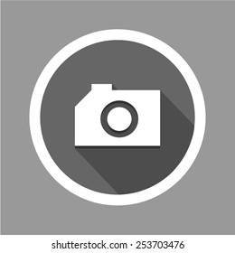 Camera icon great for any use. Vector EPS10.