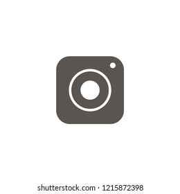 Camera Icon in grey on white background